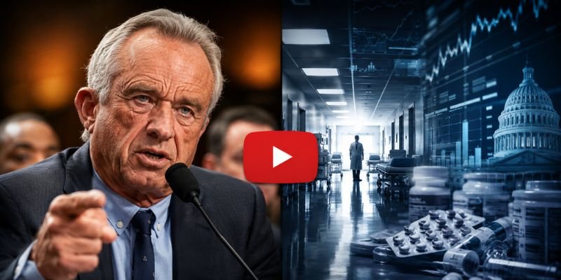 MAHA Uncensored documentary key art featuring Robert F. Kennedy Jr. and the featured doctors